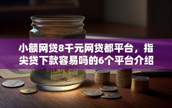 小额网贷8千元网贷都平台，指尖贷下款容易吗的6个平台介绍