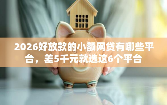 2026好放款的小额网贷有哪些平台，差5千元就选这6个平台
