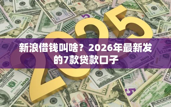 新浪借钱叫啥?2026年最新发的7款贷款口子 新浪借钱叫啥?2026年最新发的7款贷款口子