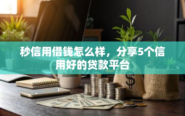 秒信用借钱怎么样，分享5个信用好的贷款平台