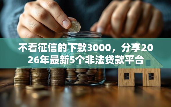 不看征信的下款3000，分享2026年最新5个非法贷款平台