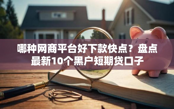 哪种网商平台好下款快点？盘点最新10个黑户短期贷口子