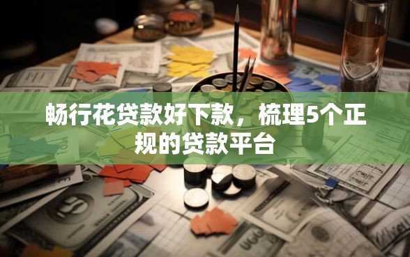 畅行花贷款好下款，梳理5个正规的贷款平台
