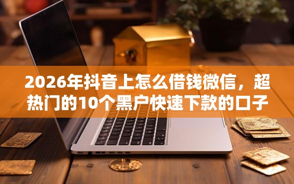 2026年抖音上怎么借钱微信，超热门的10个黑户快速下款的口子推荐