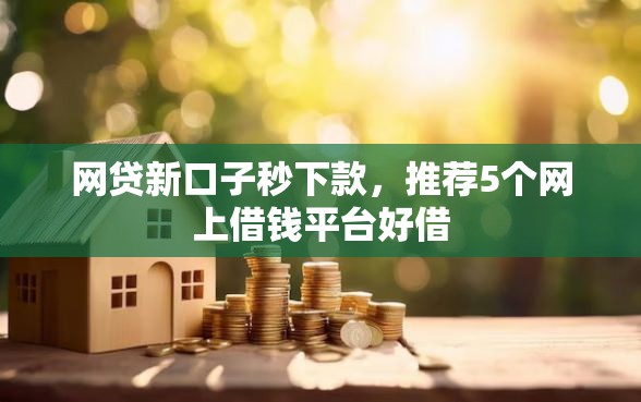 网贷新口子秒下款，推荐5个网上借钱平台好借