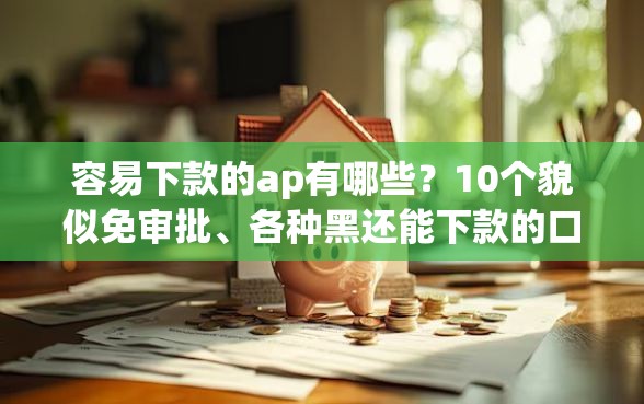 容易下款的ap有哪些？10个貌似免审批、各种黑还能下款的口子合集