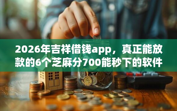 2026年吉祥借钱app，真正能放款的6个芝麻分700能秒下的软件推荐