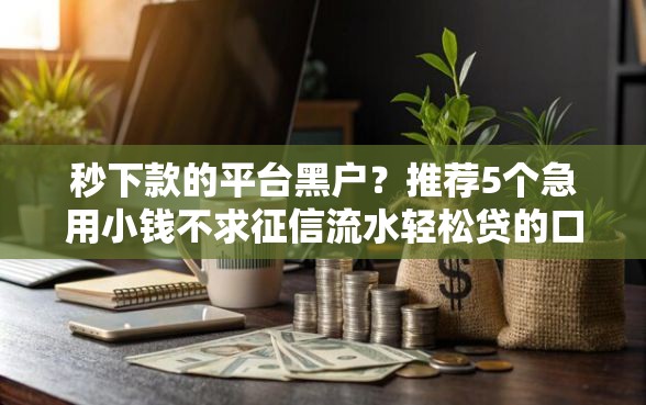 秒下款的平台黑户？推荐5个急用小钱不求征信流水轻松贷的口子