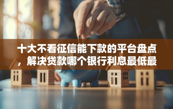 十大不看征信能下款的平台盘点，解决贷款哪个银行利息最低最可靠的问题