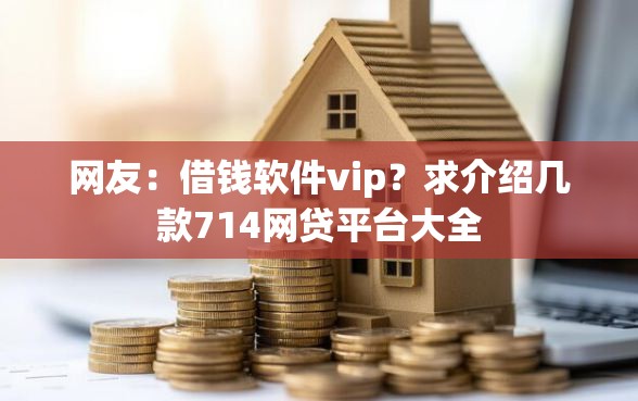 网友：借钱软件vip？求介绍几款714网贷平台大全