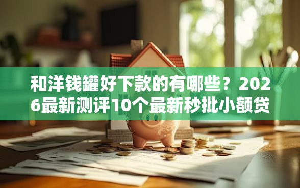 和洋钱罐好下款的有哪些？2026最新测评10个最新秒批小额贷款软件