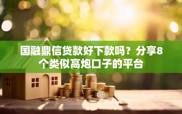 国融鼎信贷款好下款吗？分享8个类似高炮口子的平台