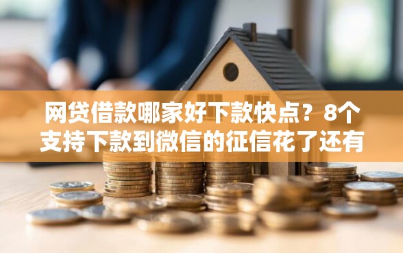 网贷借款哪家好下款快点？8个支持下款到微信的征信花了还有平台可以借款
