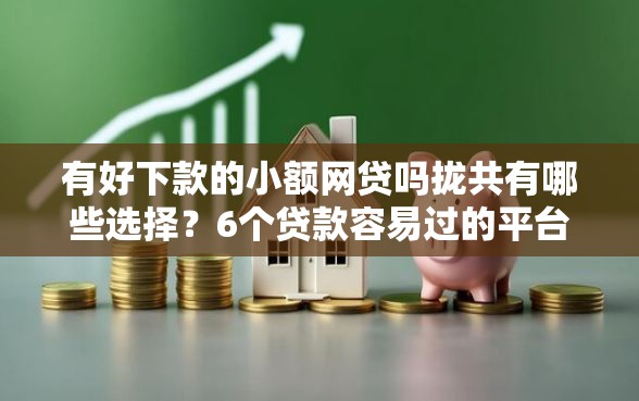 有好下款的小额网贷吗拢共有哪些选择？6个贷款容易过的平台详解