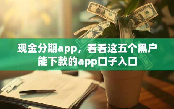 现金分期app，看看这五个黑户能下款的app口子入口