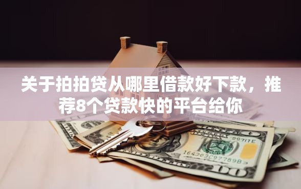关于拍拍贷从哪里借款好下款，推荐8个贷款快的平台给你