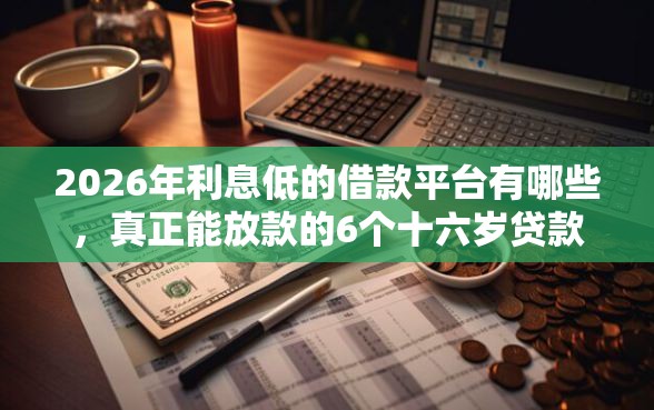 2026年利息低的借款平台有哪些，真正能放款的6个十六岁贷款平台推荐