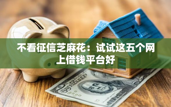 不看征信芝麻花：试试这五个网上借钱平台好