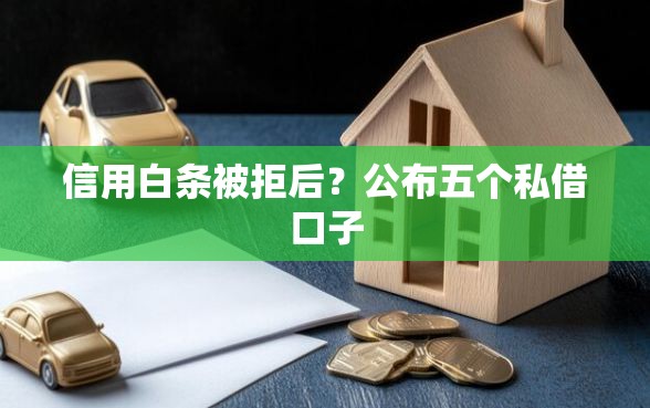 信用白条被拒后？公布五个私借口子