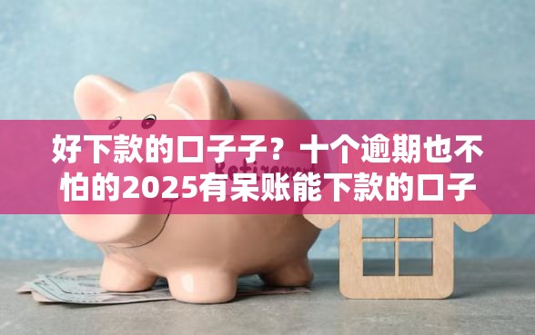 好下款的口子子？十个逾期也不怕的2025有呆账能下款的口子