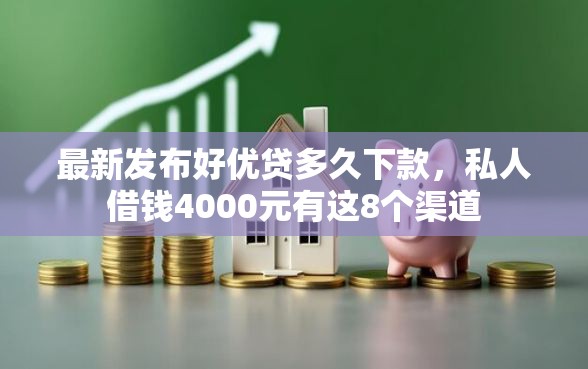 最新发布好优贷多久下款，私人借钱4000元有这8个渠道