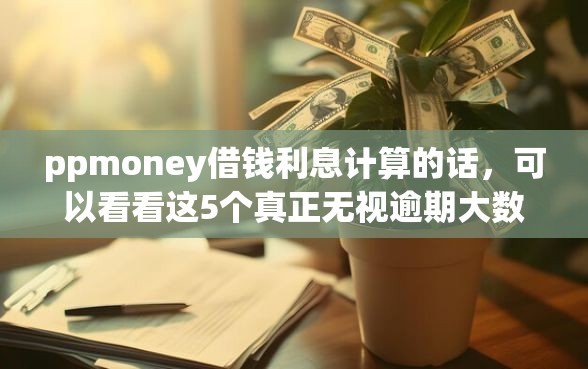 ppmoney借钱利息计算的话，可以看看这5个真正无视逾期大数据的网贷口子