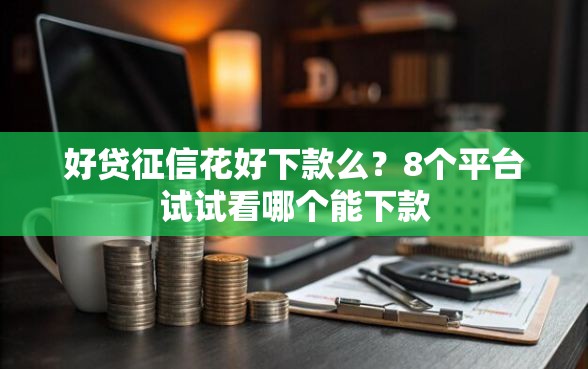 好贷征信花好下款么？8个平台试试看哪个能下款