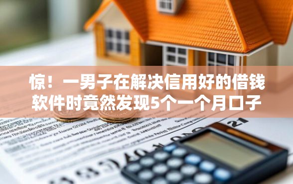 惊！一男子在解决信用好的借钱软件时竟然发现5个一个月口子百分百下款的平台，事后分享了出来