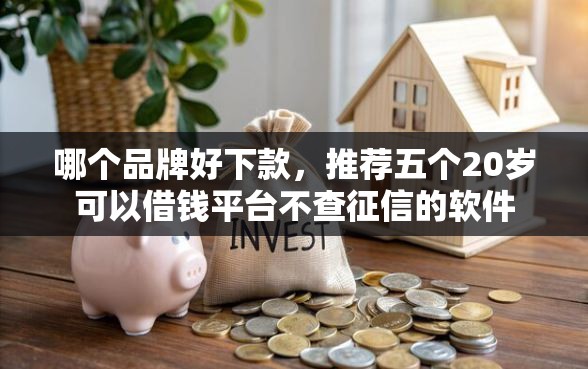 哪个品牌好下款，推荐五个20岁可以借钱平台不查征信的软件