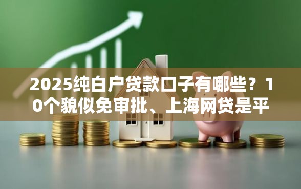 2025纯白户贷款口子有哪些？10个貌似免审批、上海网贷是平台合集