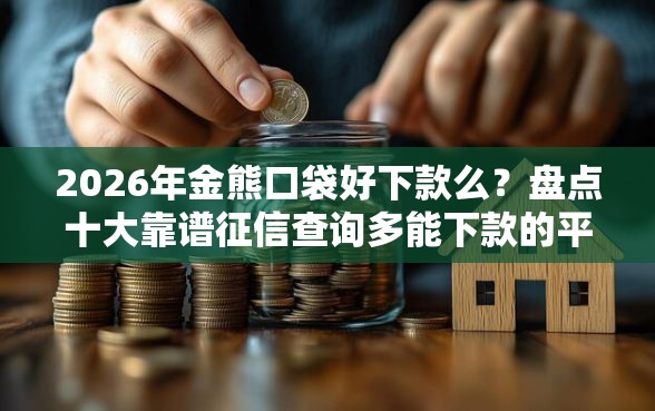2026年金熊口袋好下款么？盘点十大靠谱征信查询多能下款的平台