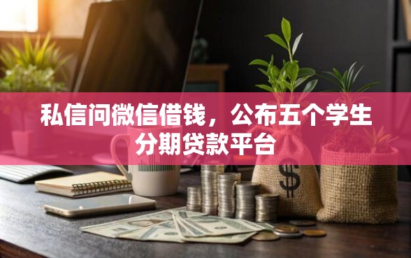 私信问微信借钱，公布五个学生分期贷款平台