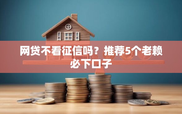 网贷不看征信吗？推荐5个老赖必下口子