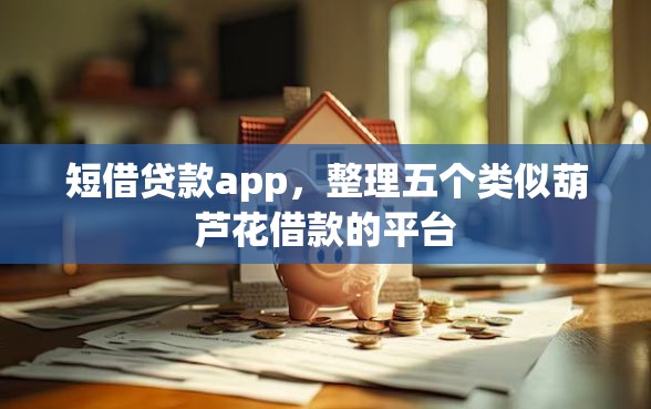 短借贷款app，整理五个类似葫芦花借款的平台