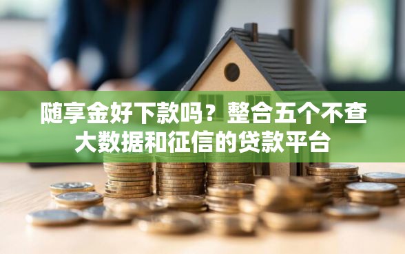 随享金好下款吗？整合五个不查大数据和征信的贷款平台