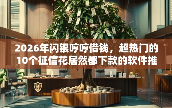 2026年闪银哼哼借钱，超热门的10个征信花居然都下款的软件推荐