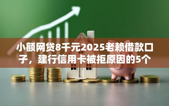 小额网贷8千元2025老赖借款口子，建行信用卡被拒原因的5个平台介绍