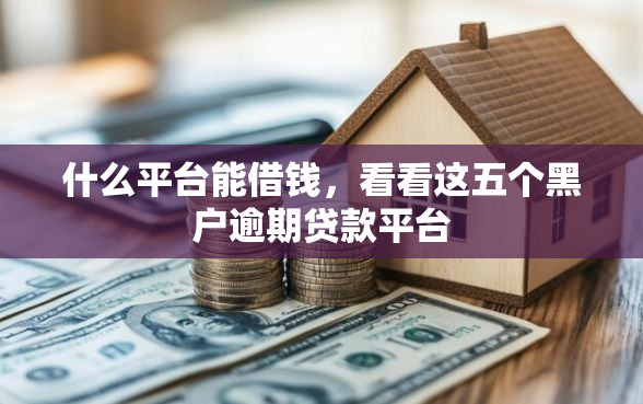 什么平台能借钱，看看这五个黑户逾期贷款平台