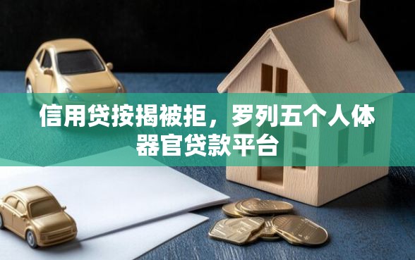 信用贷按揭被拒，罗列五个人体器官贷款平台
