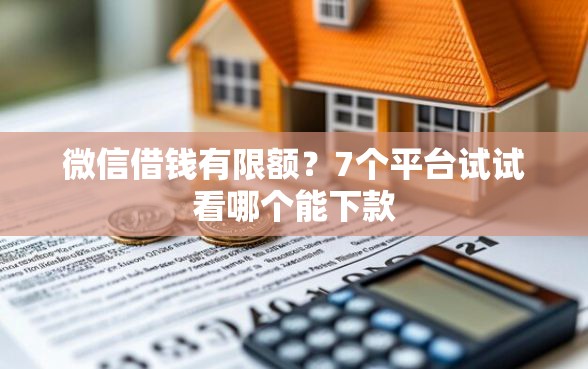微信借钱有限额？7个平台试试看哪个能下款