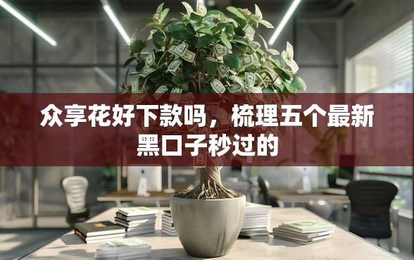 众享花好下款吗，梳理五个最新黑口子秒过的