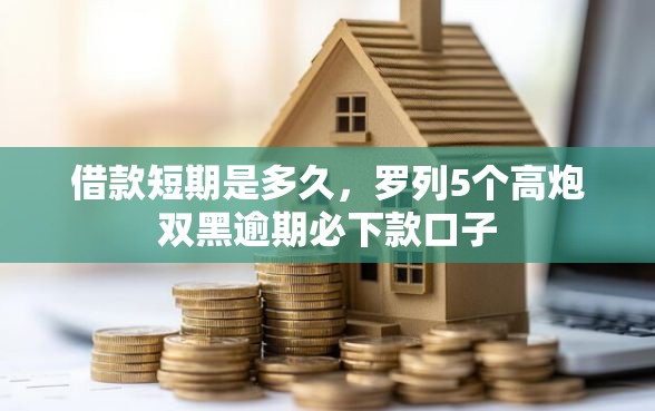 借款短期是多久，罗列5个高炮双黑逾期必下款口子