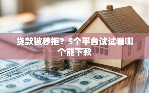 贷款被秒拒？5个平台试试看哪个能下款