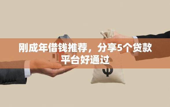 刚成年借钱推荐，分享5个贷款平台好通过