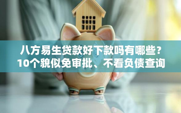 八方易生贷款好下款吗有哪些？10个貌似免审批、不看负债查询的平台合集