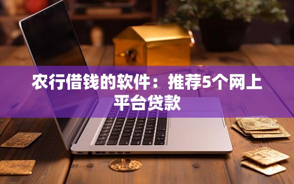 农行借钱的软件：推荐5个网上平台贷款