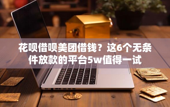 花呗借呗美团借钱？这6个无条件放款的平台5w值得一试