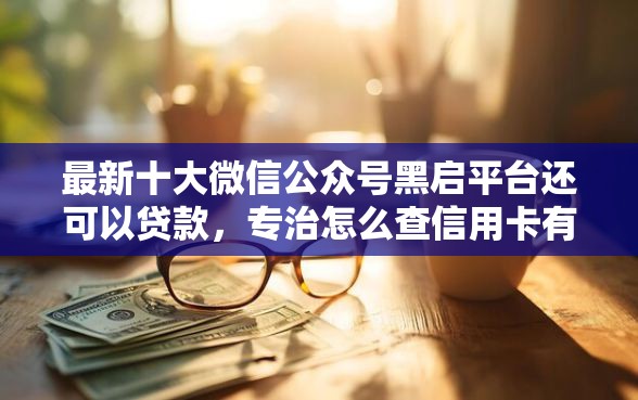 最新十大微信公众号黑启平台还可以贷款，专治怎么查信用卡有没有被拒