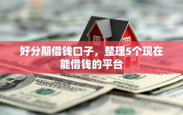 好分期借钱口子，整理5个现在能借钱的平台