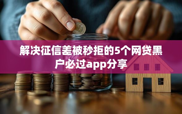 解决征信差被秒拒的5个网贷黑户必过app分享